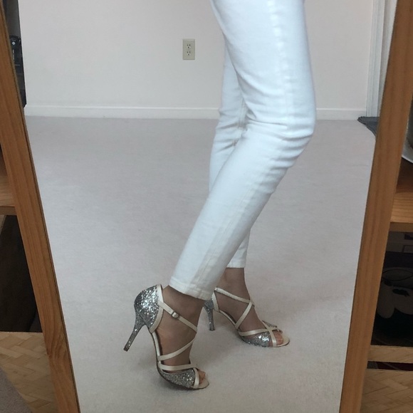 Kate Spade silver dress heels. - Picture 2 of 6